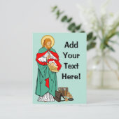 St. Luke, geliebter Arzt (RLS 08; MedVers.) Postkarte (Stehend Vorderseite)