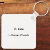 St. Luke Kirchenherbst Schlüsselanhänger (Rückseite)