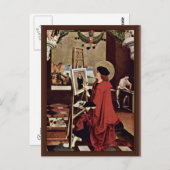 St. Luke Malerei Postkarte (Vorne/Hinten)