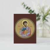 St. Luke Prayer Card Postkarte (Stehend Vorderseite)