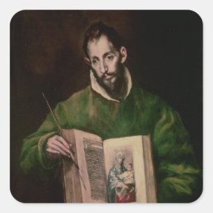 St Luke Quadratischer Aufkleber