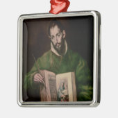 St Luke Silbernes Ornament (Links)