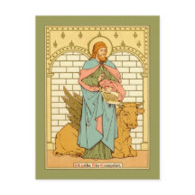 St. Luke the Evangelist (RLS 08) Postkarte