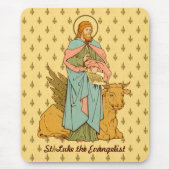St. Luke the Evangelist (RLS 08) (Stil 2) Mousepad (Vorne)