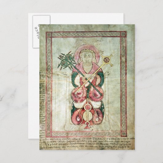 St. Luke und sein geflügeltes Kalb Postkarte (Vorne/Hinten)