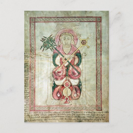 St. Luke und sein geflügeltes Kalb Postkarte (Vorderseite)