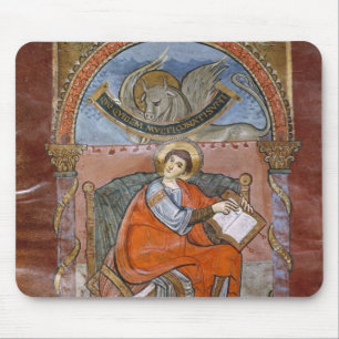 St Luke, vom Evangelium von St. Riquier Mousepad