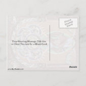 St. Luke vom Meister der Evangelien von Otto III. Postkarte (Rückseite)