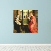 St. Luke Zeichnend Portrait der Jungfrau Leinwanddruck (Insitu (Holzboden))