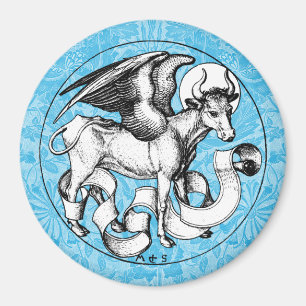 St. Luke's Emblem Winged Bull Magnet