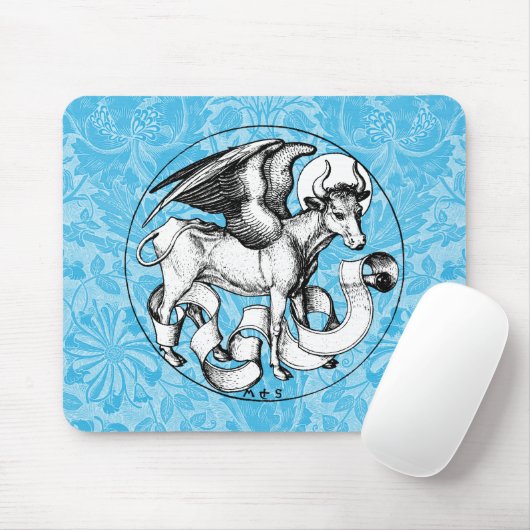 St. Luke's Emblem Winged Bull Mousepad (Mit Mouse)
