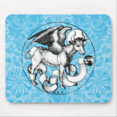 St. Luke's Emblem Winged Bull Mousepad (Vorne)