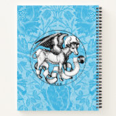 St. Luke's Emblem Winged Bull Notizblock (Rückseite)