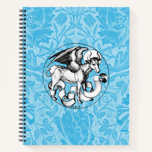 St. Luke's Emblem Winged Bull Notizblock (Vorderseite)