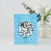 St. Luke's Emblem Winged Bull Postkarte (Stehend Vorderseite)