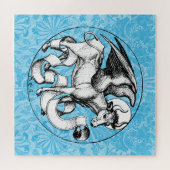 St. Luke's Emblem Winged Bull Puzzle (Horizontal)