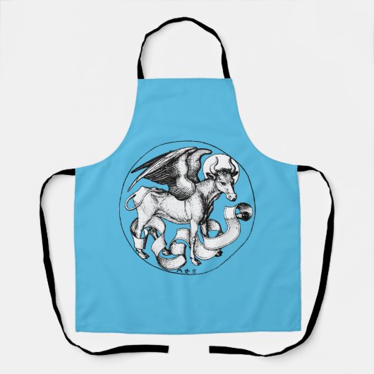 St. Luke's Emblem Winged Bull Schürze (Vorderseite)