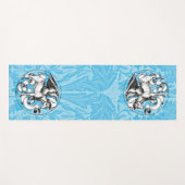 St. Luke's Emblem Winged Bull Yogamatte (Vorderseite (Horizontal))