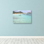 St. Maarten Beach Leinwanddruck (Insitu (Holzboden))