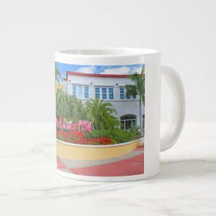 St. Maarten, Begrüßungszeichen, Fotografie, Nieder Jumbo-Tasse