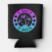 St. Maarten Blue Gradient Sint Martin Dosenkühler (Vorderseite)