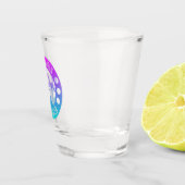 St. Maarten Blue Gradient Sint Martin Schnapsglas (Rechts)
