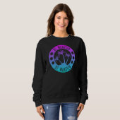 St. Maarten Blue Gradient Sint Martin Sweatshirt (Vorne ganz)