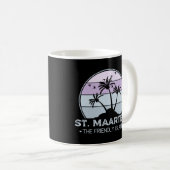 St. Maarten Das freundliche Retro der Insel Sint M Kaffeetasse (VorderseiteRechts)