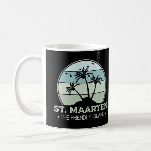 St. Maarten Das freundliche Retro der Insel Sint M Kaffeetasse (Links)