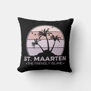 St. Maarten Das freundliche Retro der Insel Sint M Kissen