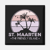 St. Maarten Das freundliche Retro der Insel Sint M Magnet (Vorne)
