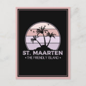 St. Maarten Das freundliche Retro der Insel Sint M Postkarte (Vorderseite)