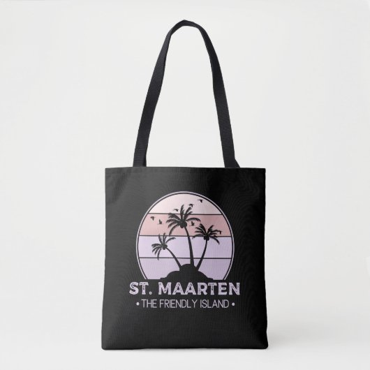 St. Maarten Das freundliche Retro der Insel Sint M Tasche (Vorderseite)