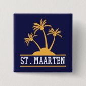 St. Maarten Die freundliche Insel Sint Martin Button (Vorderseite)