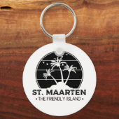 St. Maarten Die freundliche Insel Sint Martin Schlüsselanhänger (Vorderseite)