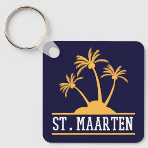 St. Maarten Die freundliche Insel Sint Martin Schlüsselanhänger