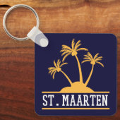St. Maarten Die freundliche Insel Sint Martin Schlüsselanhänger (Vorderseite)