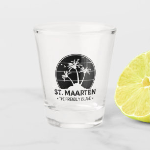 St. Maarten Die freundliche Insel Sint Martin Schnapsglas