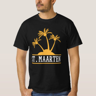 St. Maarten Die freundliche Insel Sint Martin T-Shirt