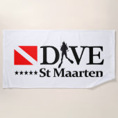 St Maarten DV4 Strandtuch (Vorderseite)