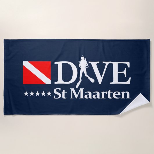 St Maarten DV4 Strandtuch (Vorderseite)
