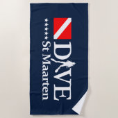 St Maarten DV4 Strandtuch (Vorderseite)