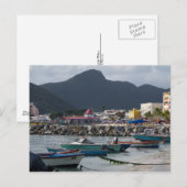St. Maarten Harborside Postkarte (Vorne/Hinten)
