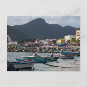 St. Maarten Harborside Postkarte