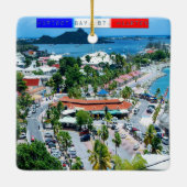 St. Maarten - Marigot Bay Keramikornament (Rückseite)
