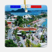 St. Maarten - Marigot Bay Keramikornament (Vorderseite)