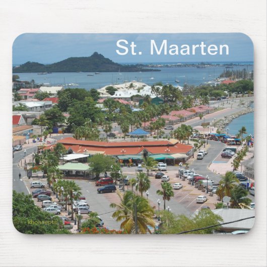St. Maarten - Marigot Bay Mousepad (Vorne)