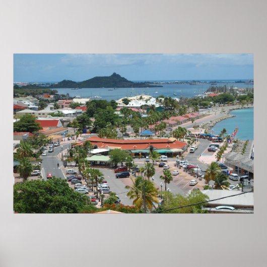 St. Maarten - Marigot Bay Poster Print (Vorne)
