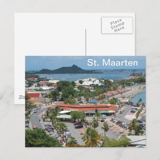 St. Maarten - Marigot Bay Postkarte (Vorne/Hinten)