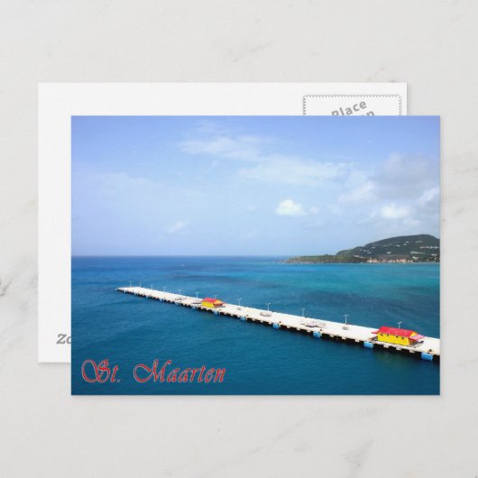 St. Maarten PostCard Postkarte (Vorne/Hinten)